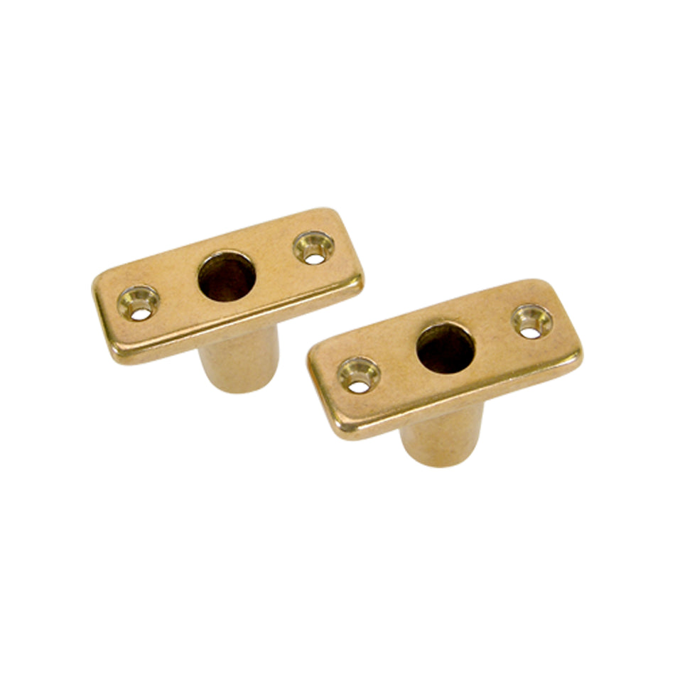 Bronze Top Mount Oarlock Sockets