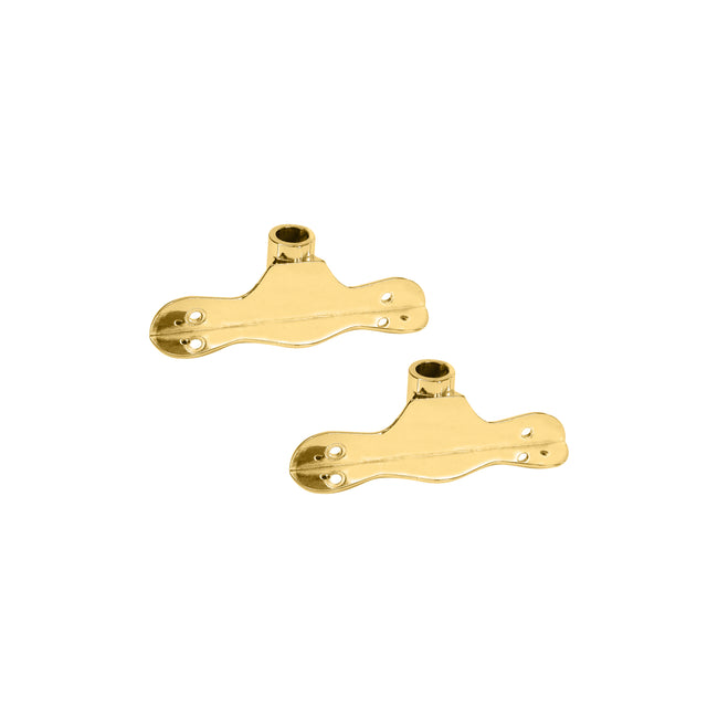 Bronze Edge Mount Oarlock Sockets
