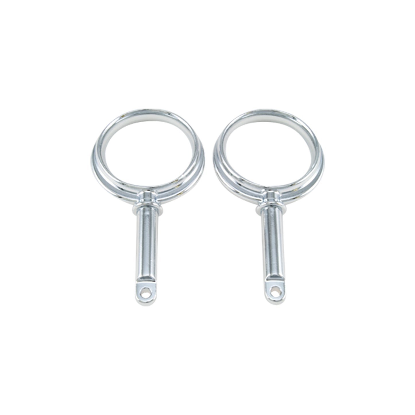 Chrome Plated Zinc Round Oarlock Horns