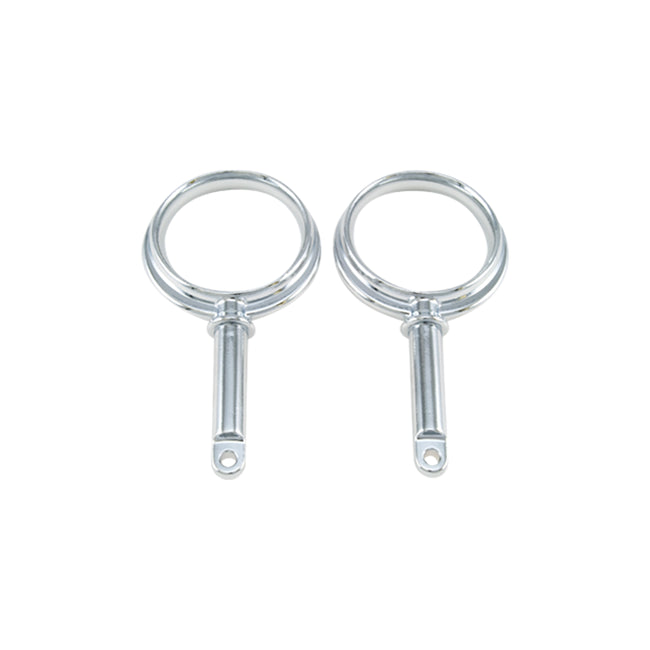 Chrome Plated Zinc Round Oarlock Horns