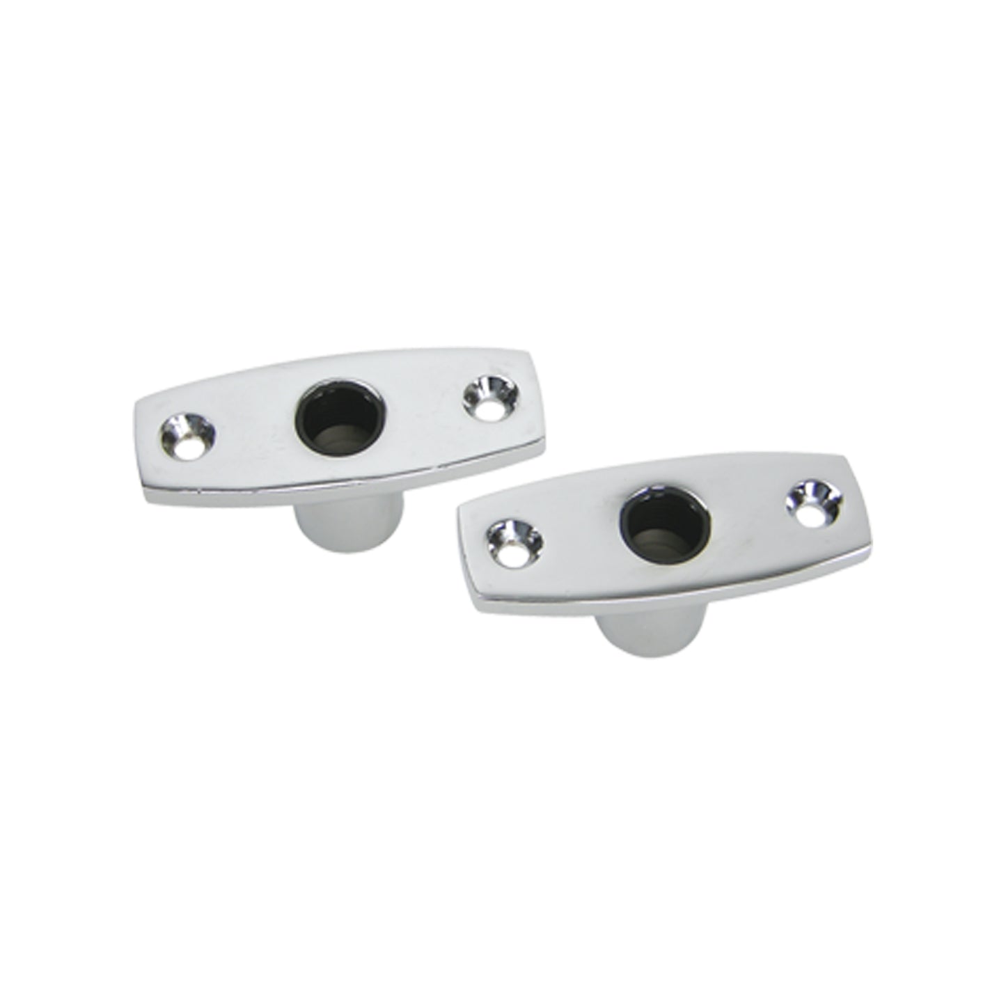 Chrome Plated Zinc Top Mount Oarlock Sockets