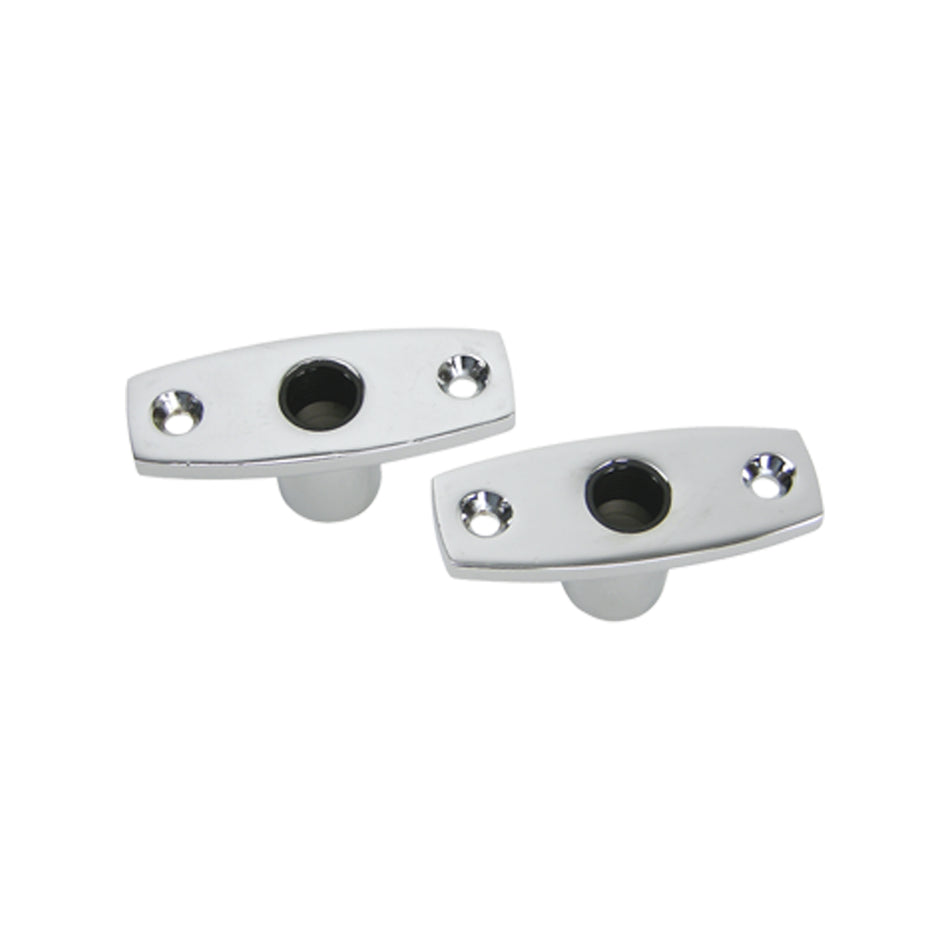 Chrome Plated Zinc Top Mount Oarlock Sockets