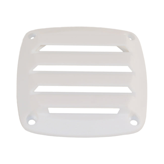 White Louvered Vent