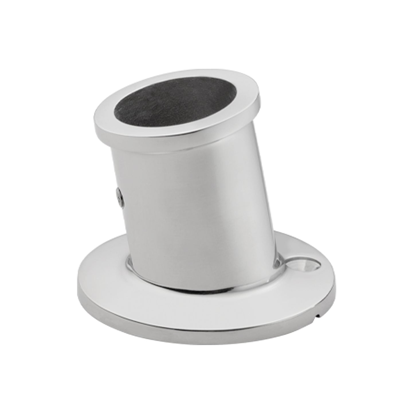 1" Chrome Plated Brass Top Mounted Flagpole Socket