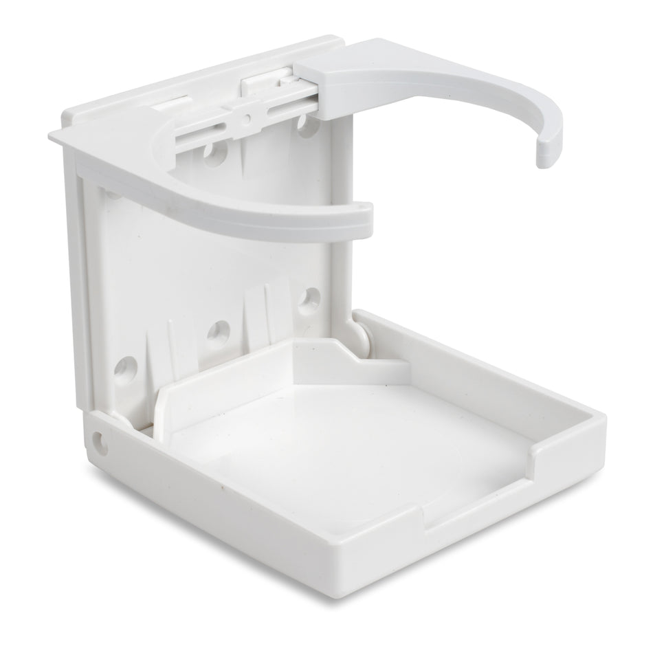 White Nylon Folding Drink Holder