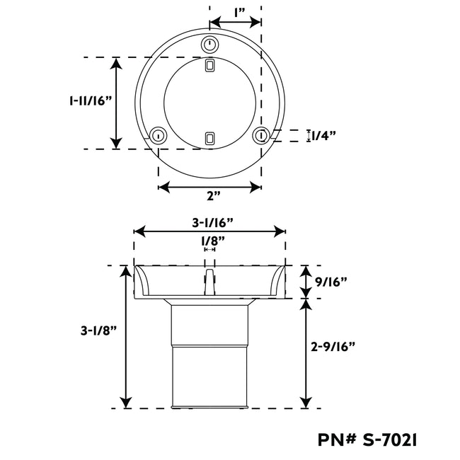 Chrome Plated Zinc Hose Deck Fill with Splash Guard (Gas)