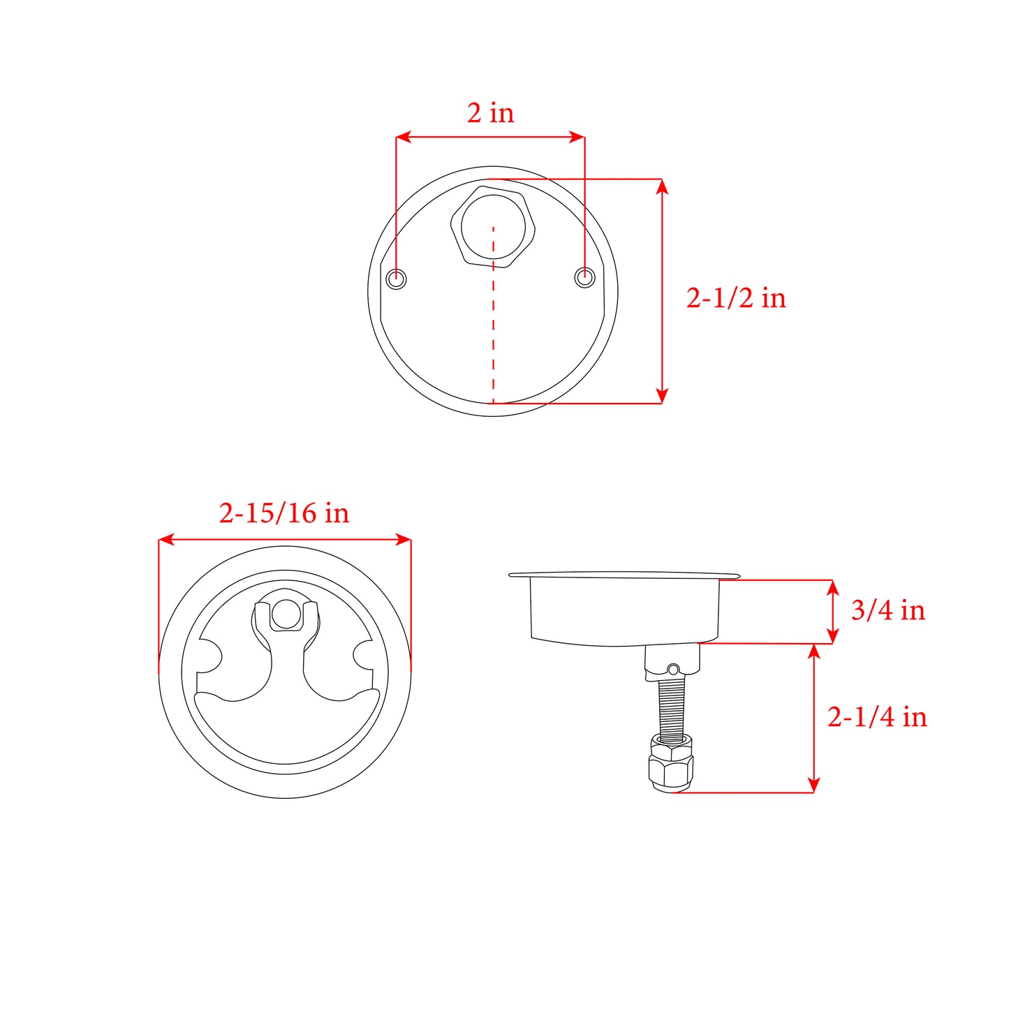 Compression Handle T-Style