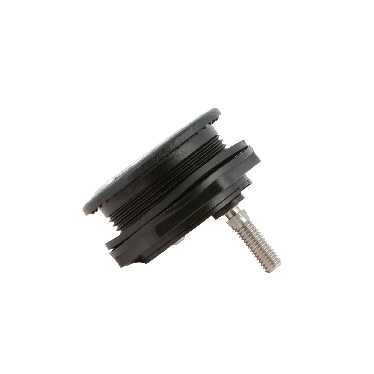 Locking Chrome Plated Zinc Black Nylon T-Style Non-Compression Handle