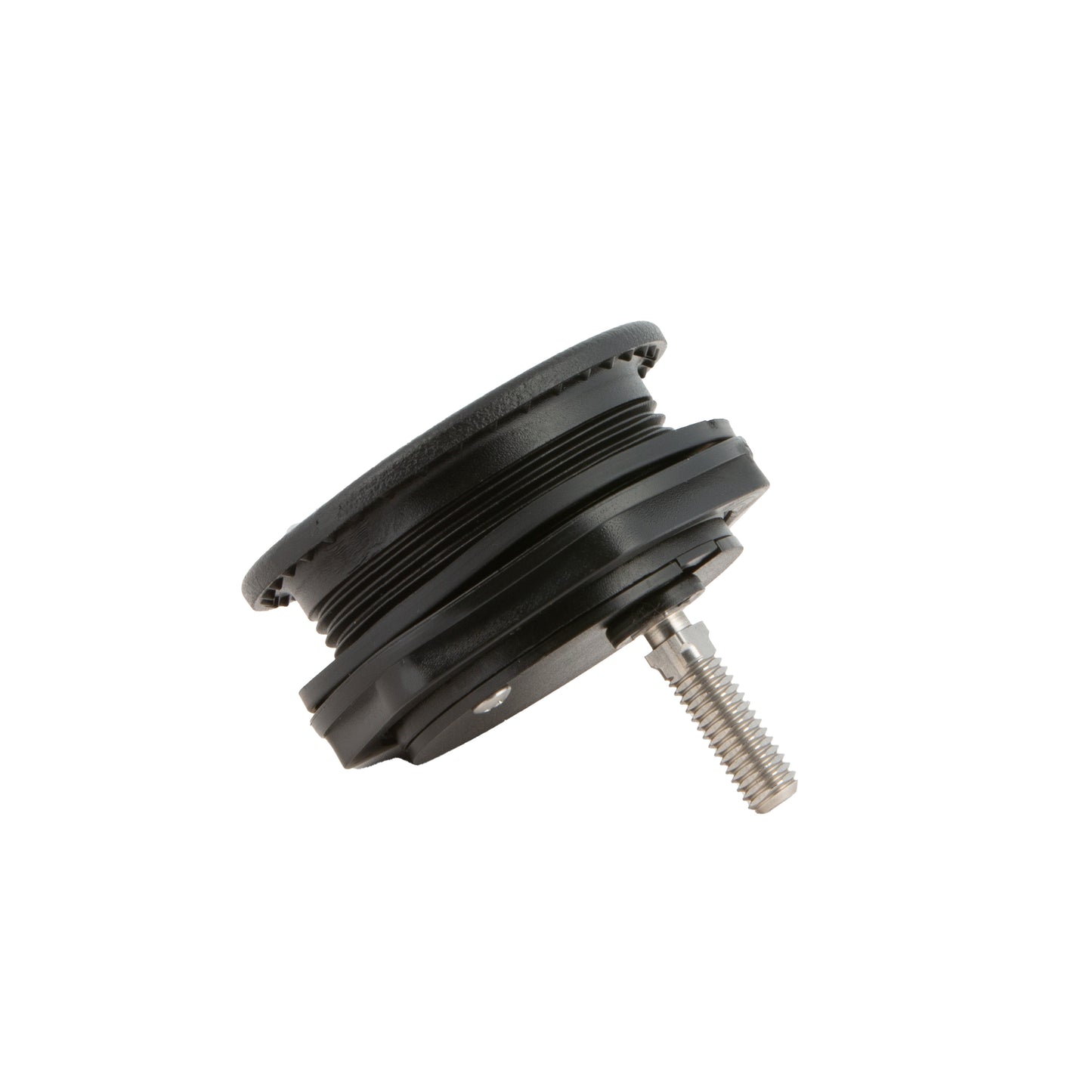 Locking Chrome Plated Zinc Black Nylon T-Style Non-Compression Handle