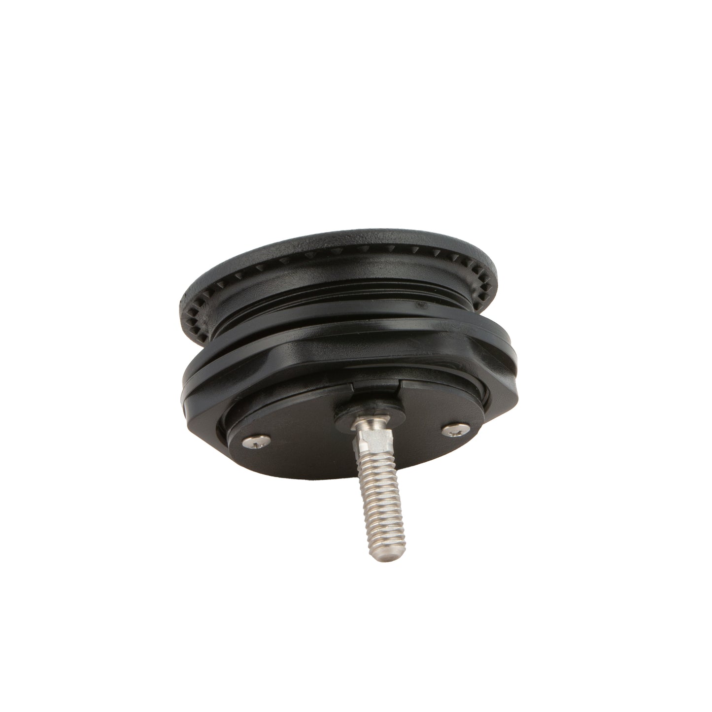 Locking Chrome Plated Zinc Black Nylon T-Style Non-Compression Handle