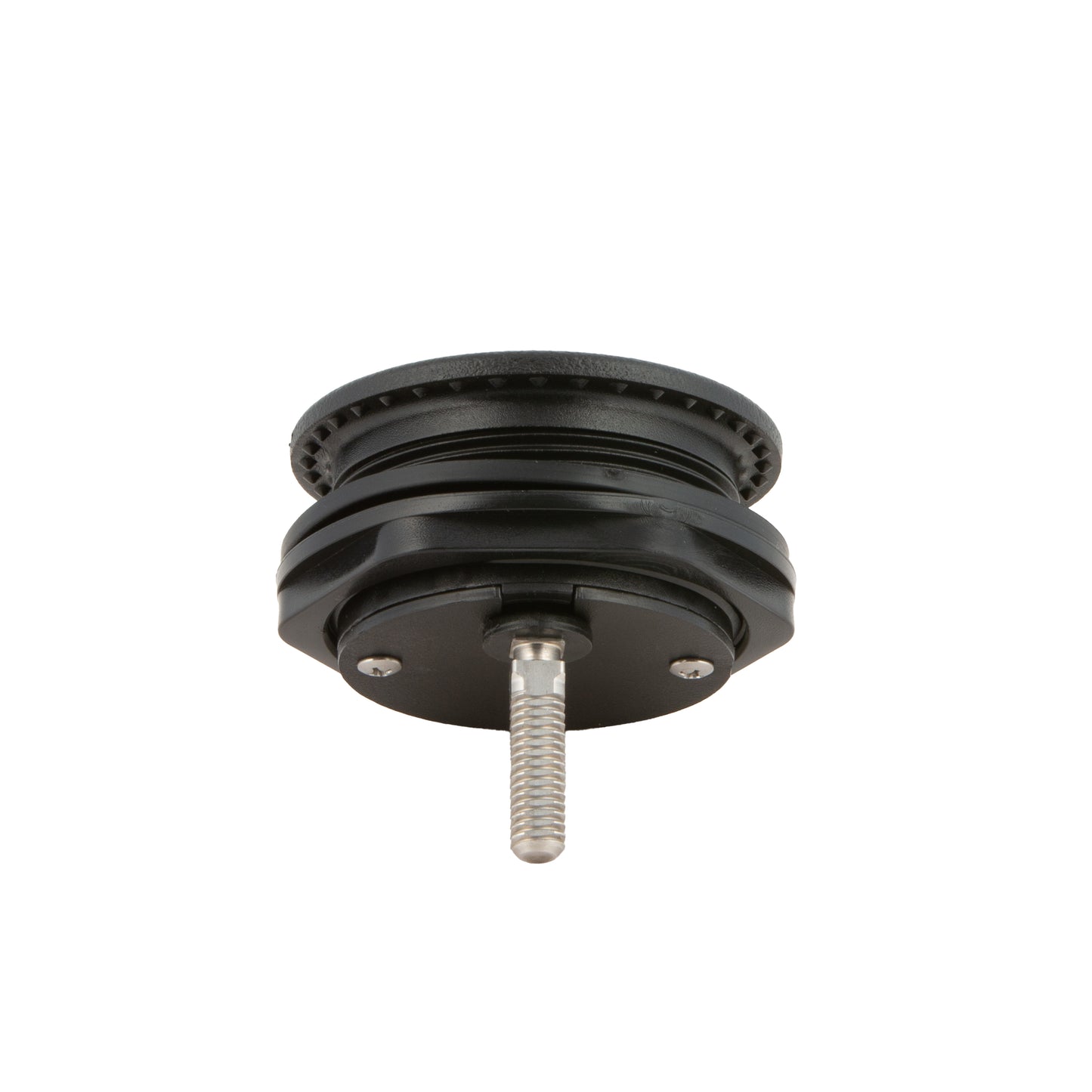 Locking Chrome Plated Zinc Black Nylon T-Style Non-Compression Handle