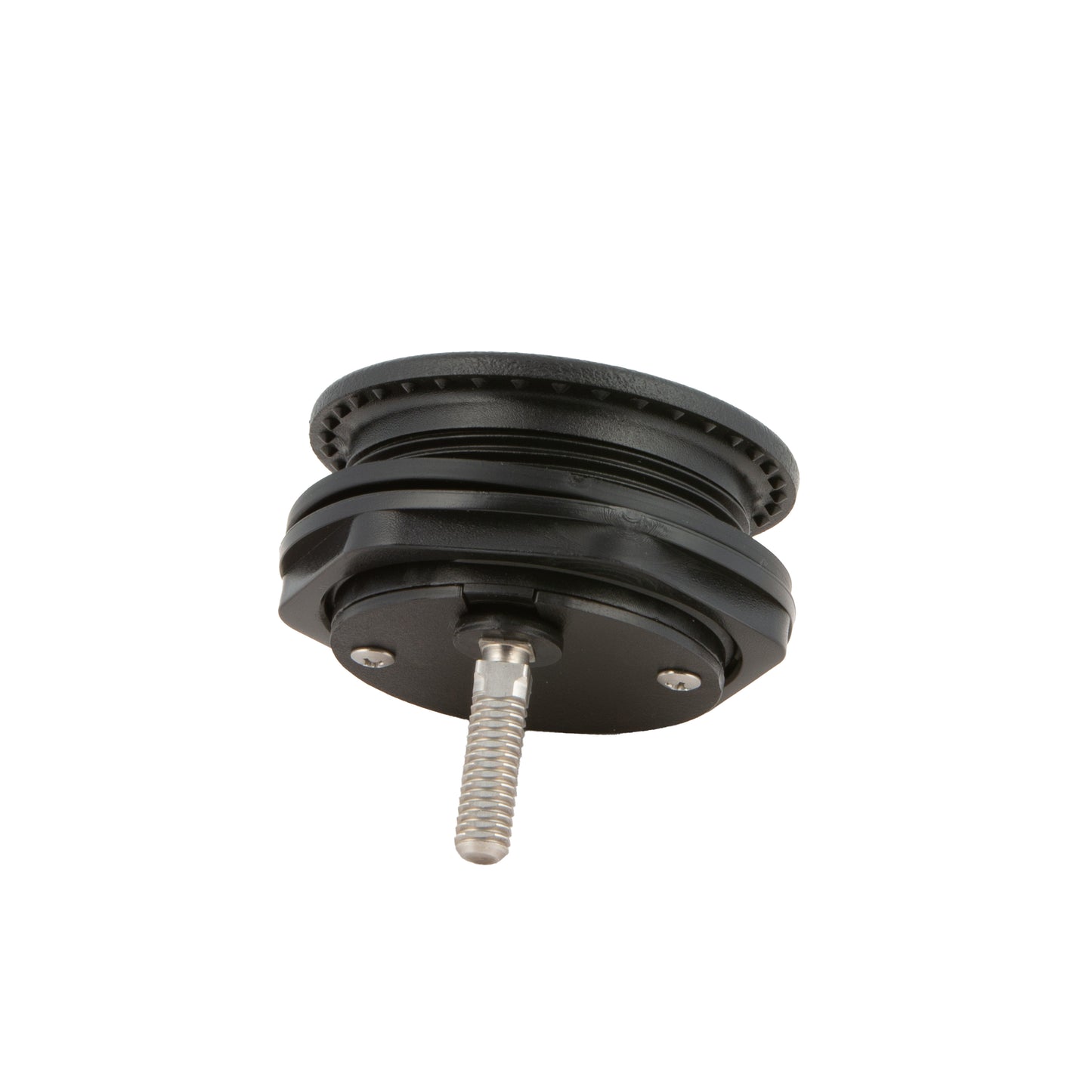 Locking Chrome Plated Zinc Black Nylon T-Style Non-Compression Handle