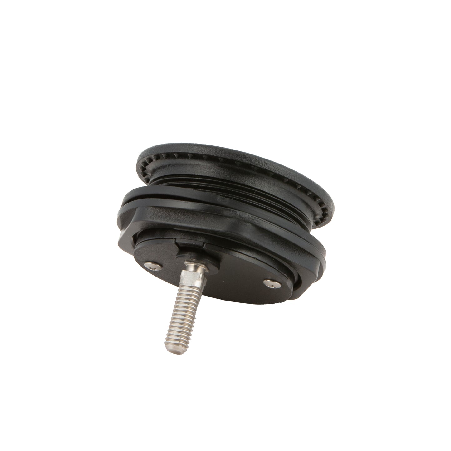 Locking Chrome Plated Zinc Black Nylon T-Style Non-Compression Handle