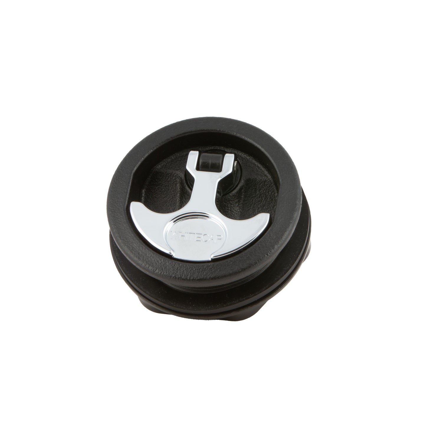 Locking Chrome Plated Zinc Black Nylon T-Style Non-Compression Handle