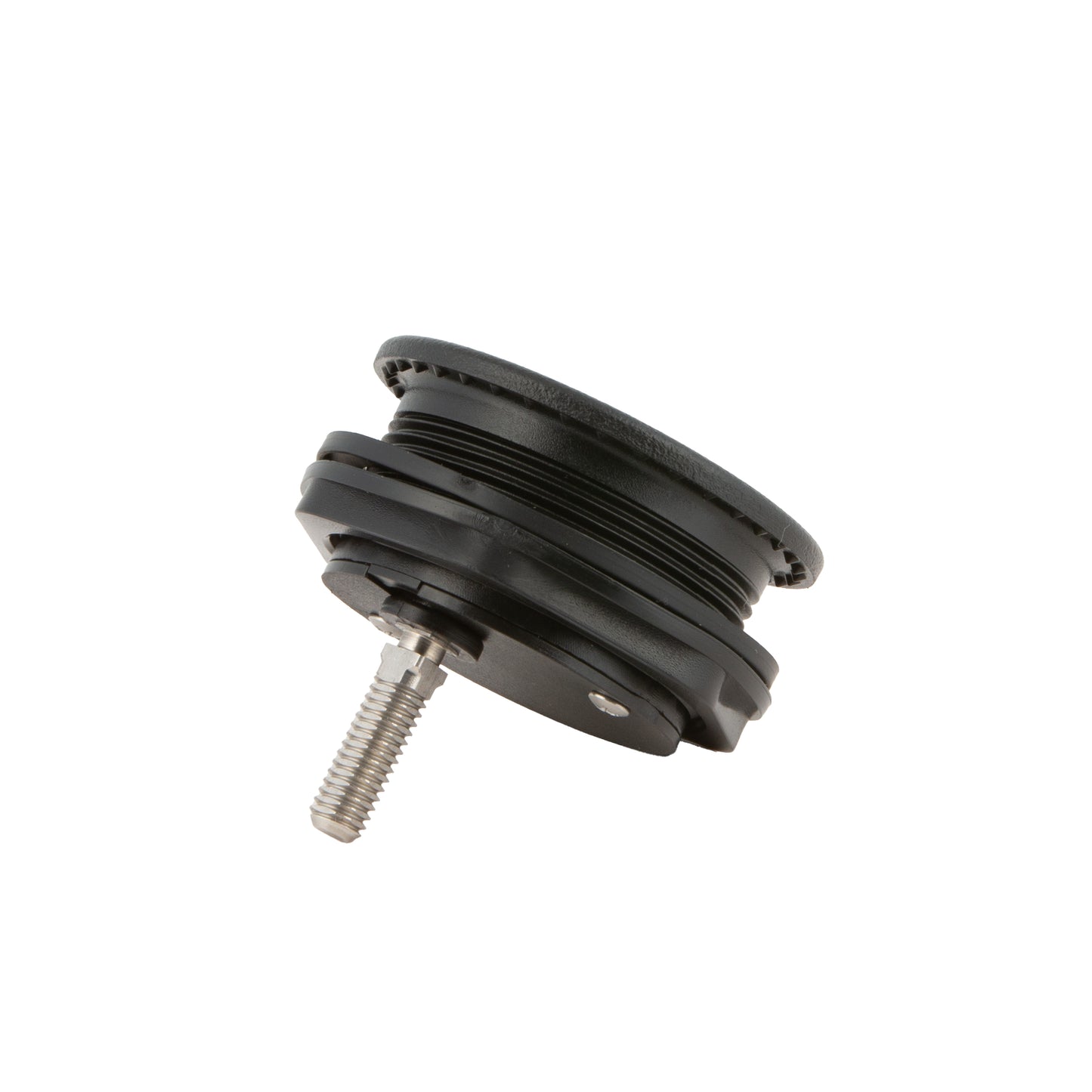 Locking Chrome Plated Zinc Black Nylon T-Style Non-Compression Handle