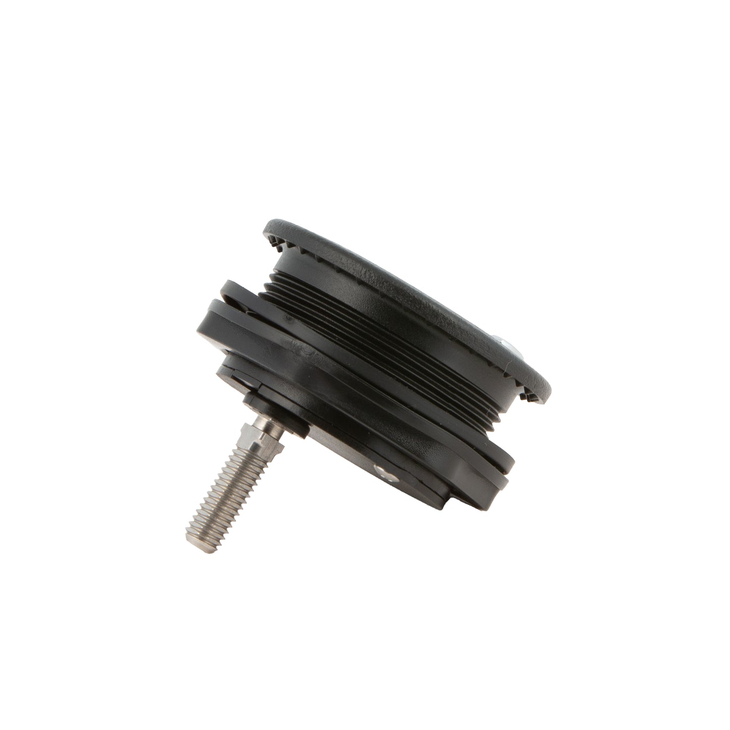 Locking Chrome Plated Zinc Black Nylon T-Style Non-Compression Handle