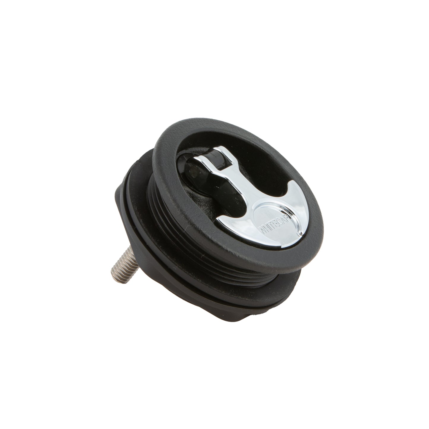 Locking Chrome Plated Zinc Black Nylon T-Style Non-Compression Handle
