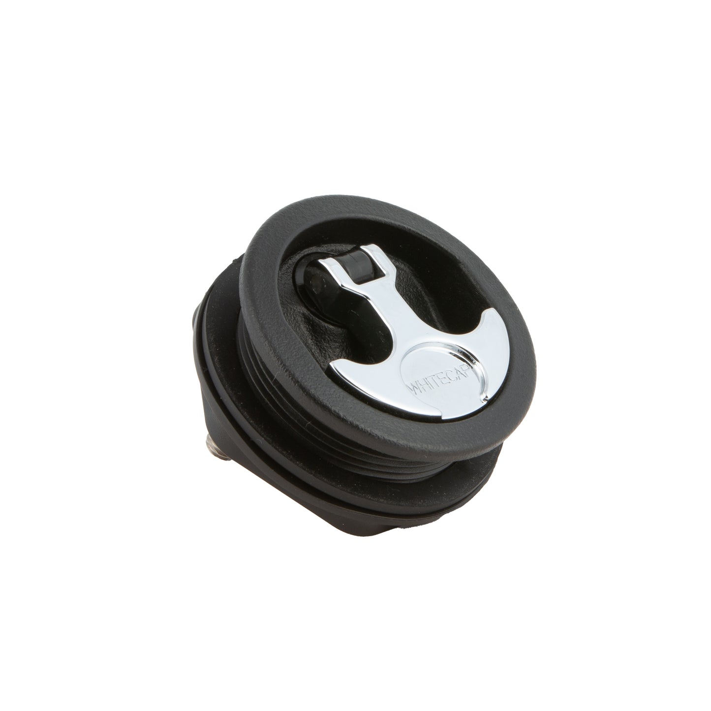 Locking Chrome Plated Zinc Black Nylon T-Style Non-Compression Handle