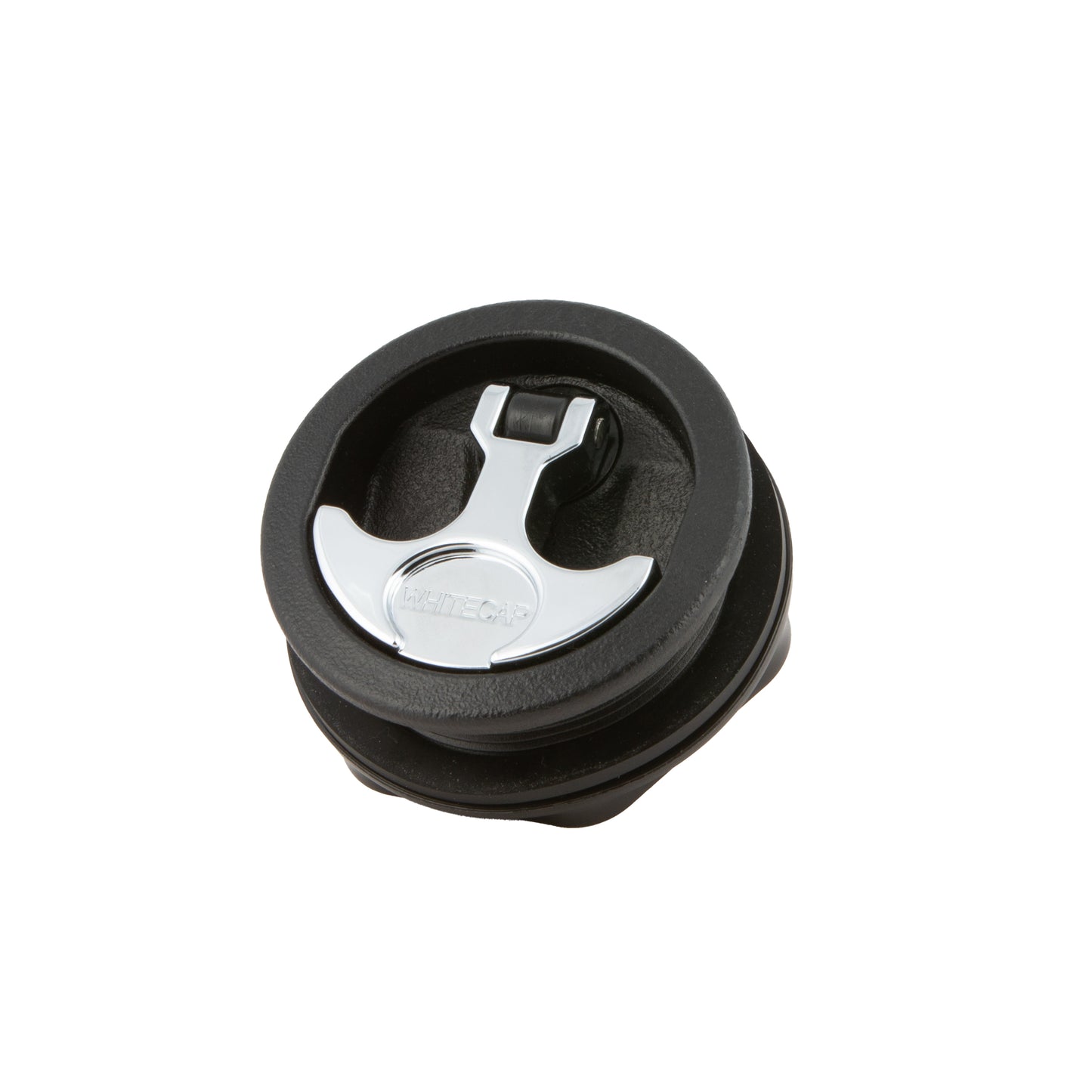 Locking Chrome Plated Zinc Black Nylon T-Style Non-Compression Handle
