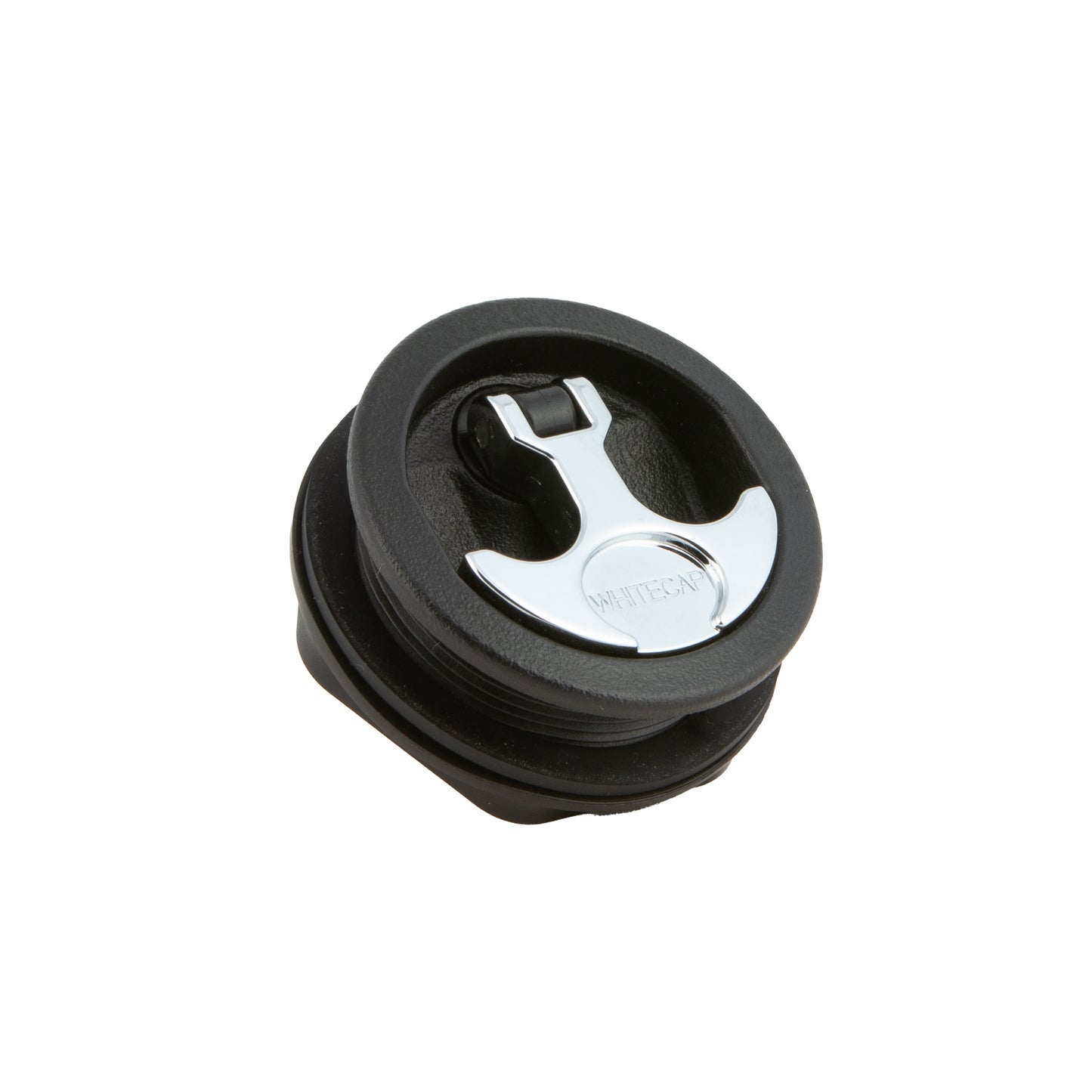 Locking Chrome Plated Zinc Black Nylon T-Style Non-Compression Handle