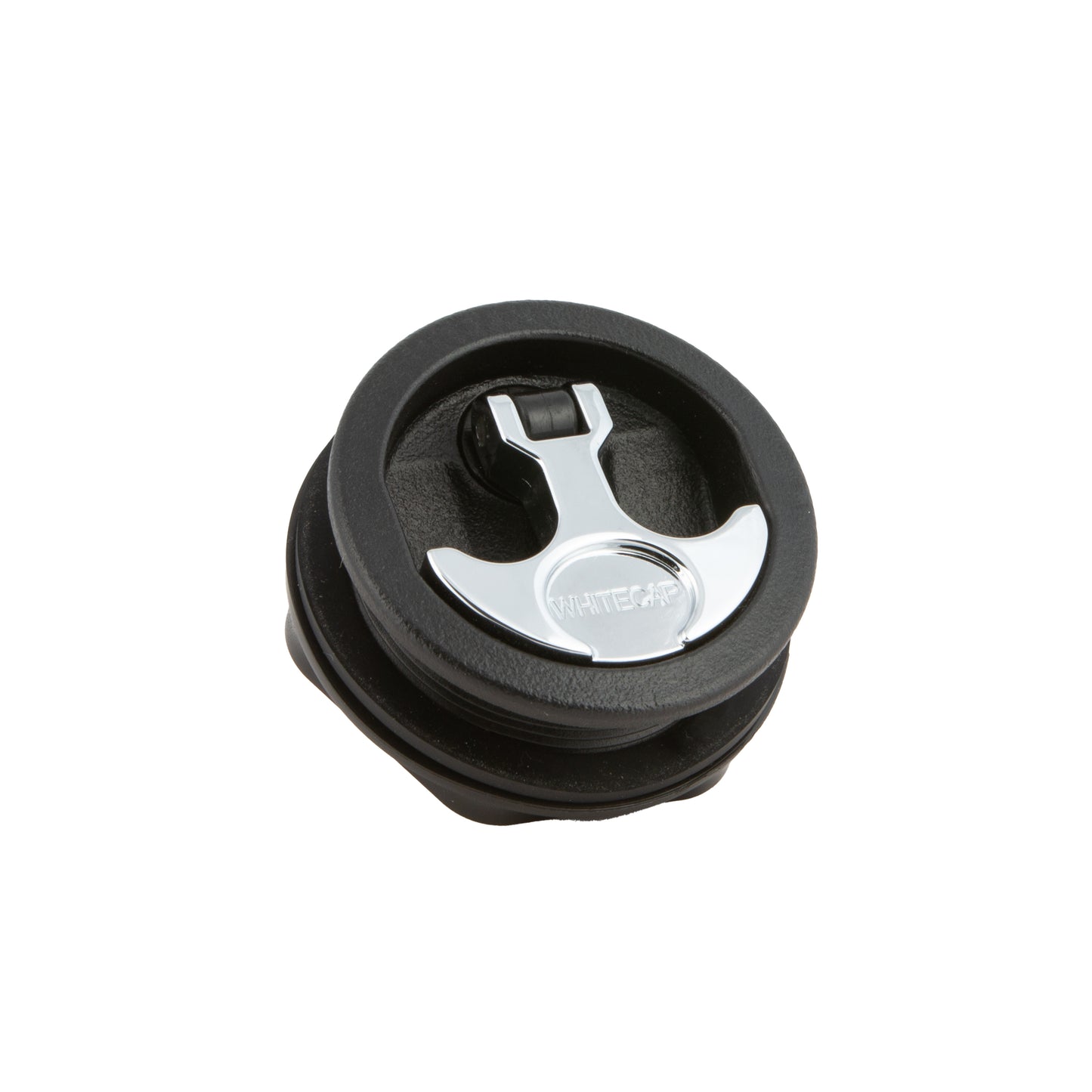 Locking Chrome Plated Zinc Black Nylon T-Style Non-Compression Handle
