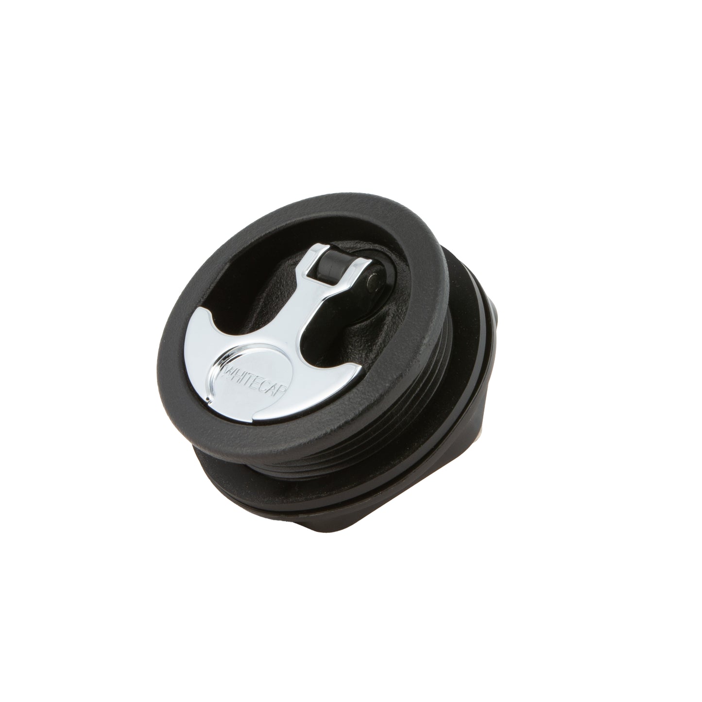 Locking Chrome Plated Zinc Black Nylon T-Style Non-Compression Handle