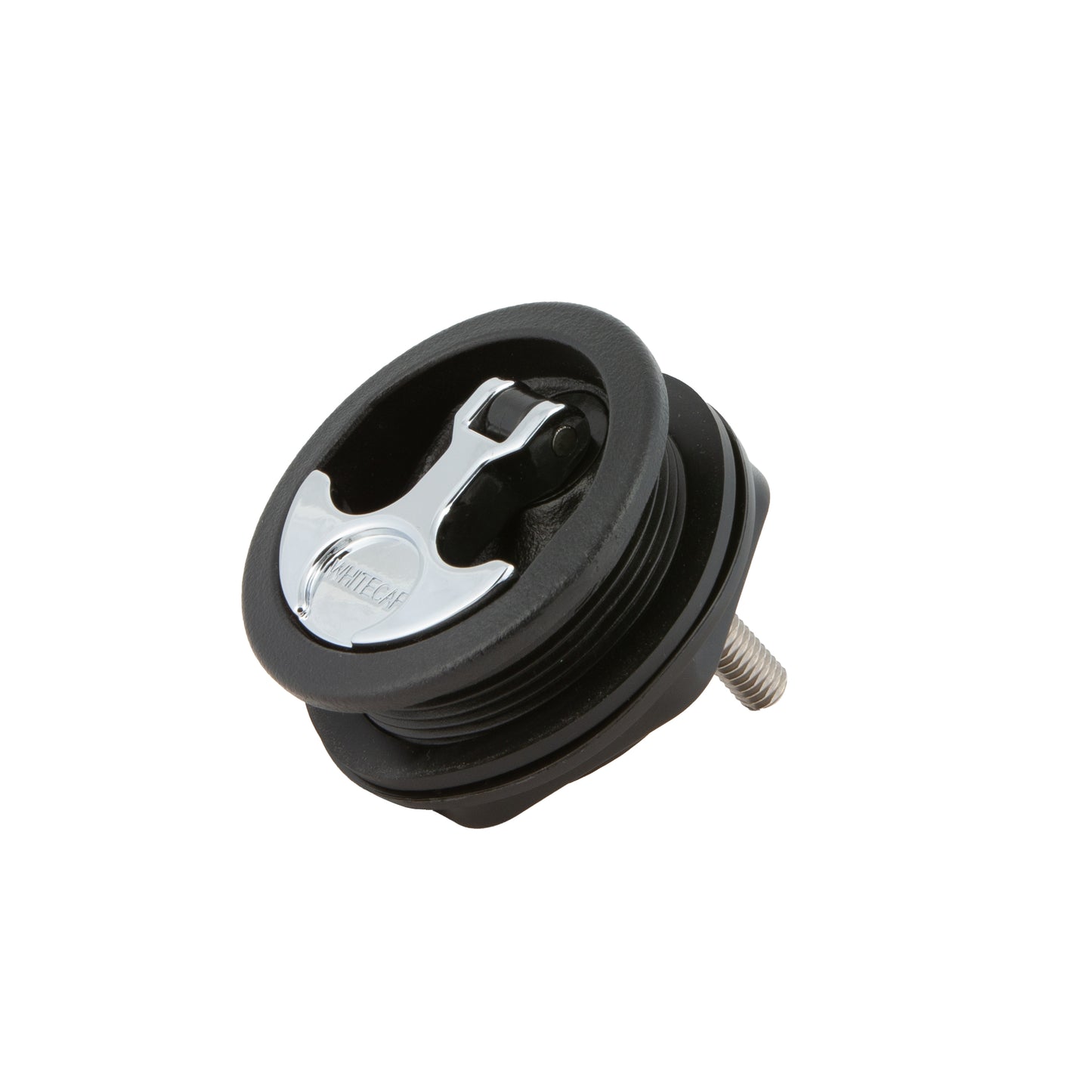 Locking Chrome Plated Zinc Black Nylon T-Style Non-Compression Handle