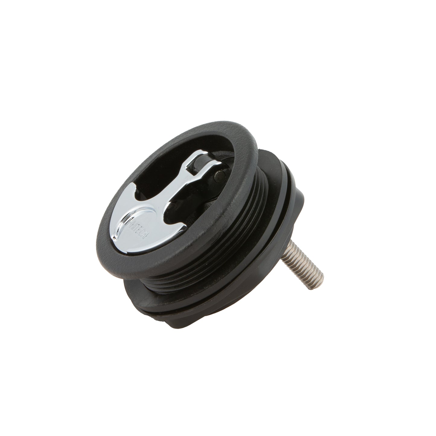 Locking Chrome Plated Zinc Black Nylon T-Style Non-Compression Handle