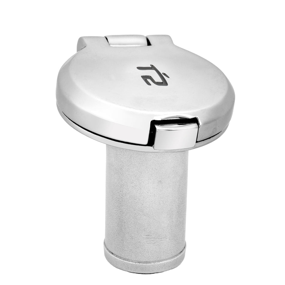 15° Contoured 316 Stainless Steel EPA Flip-Top Deck Fill - Waste