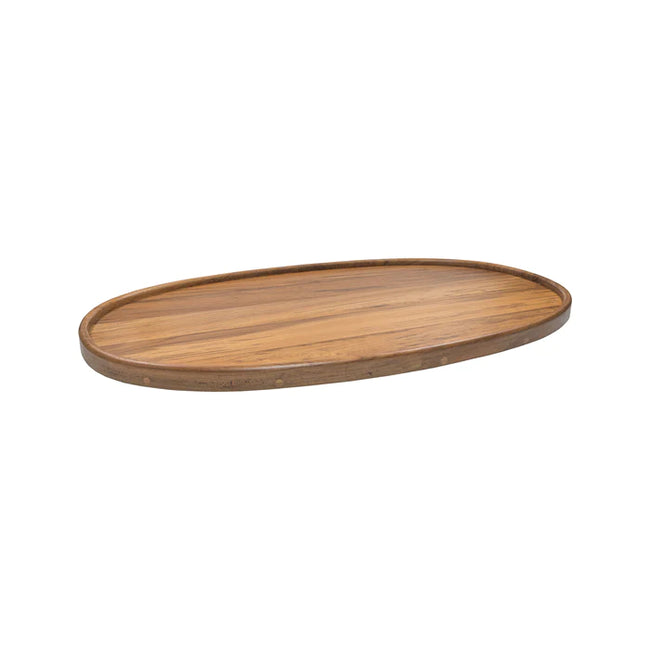 16" Teak Oval Table Top