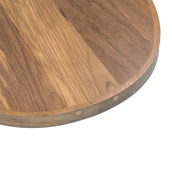 18" Teak Oval Table Top