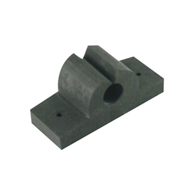 1" Black Rubber Tool/Rod Holder