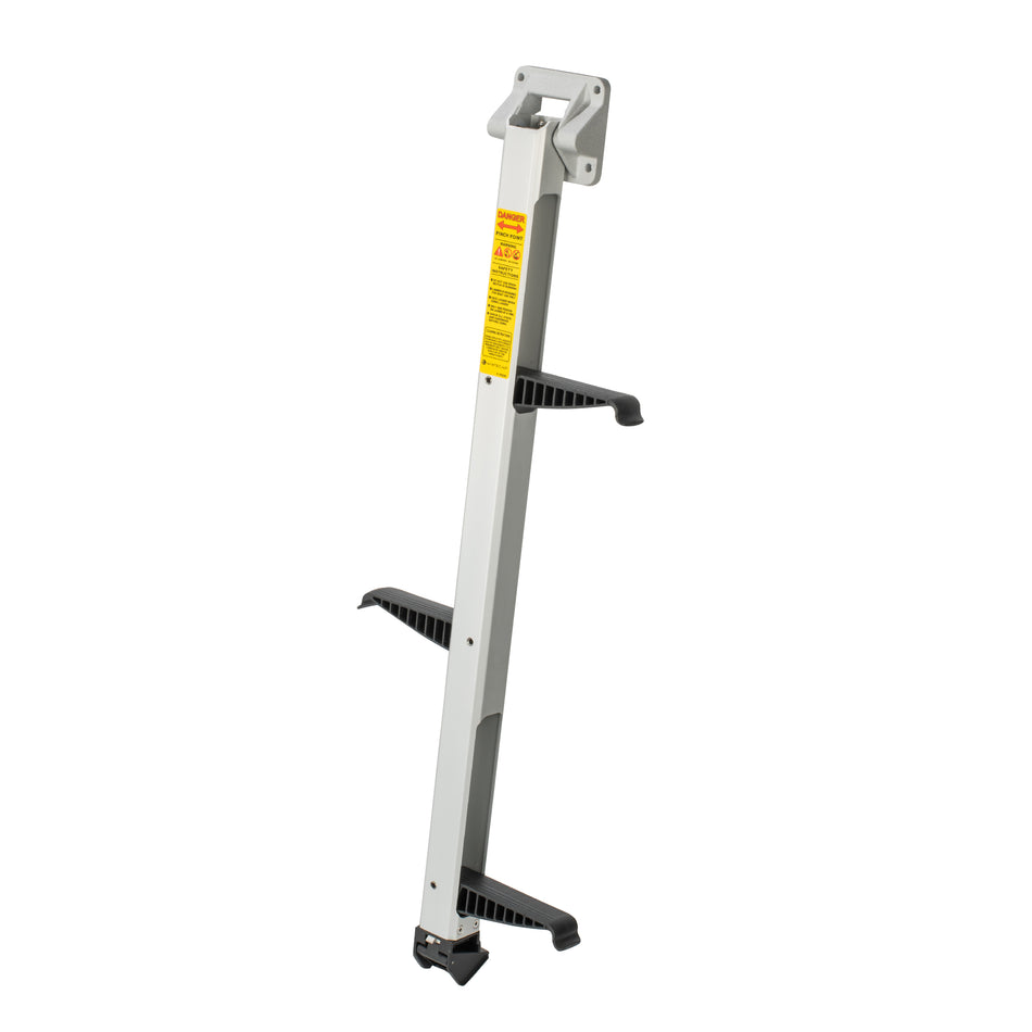 Anodized Aluminum Faceplate Invisible Ladder - 3 Step Positive Transom