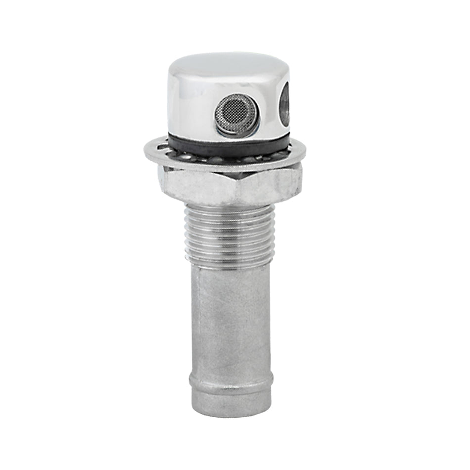 Chrome Plated Brass Straight Fuel Vent