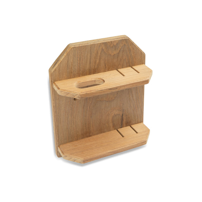 Teak Knife & Pliers Holder