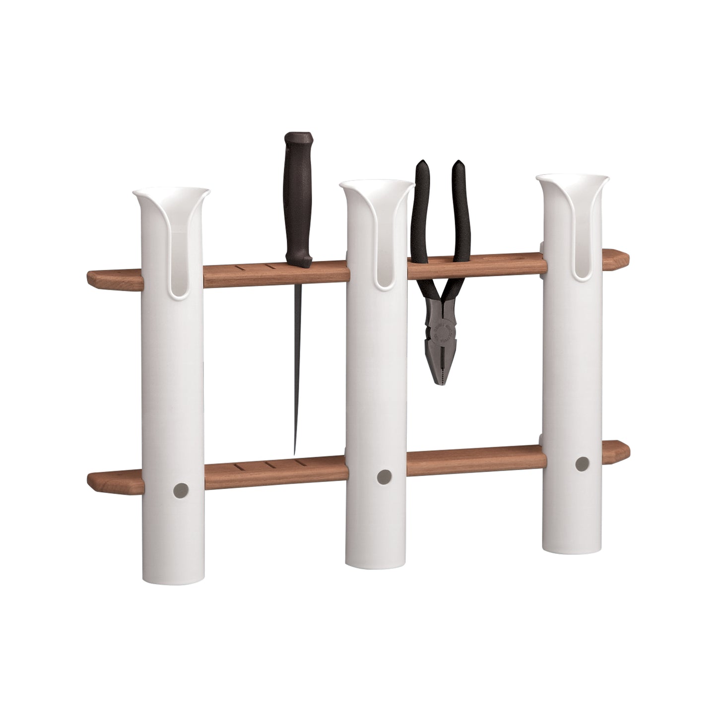Teak Three-Rod Tournament Storage Rack - 63449