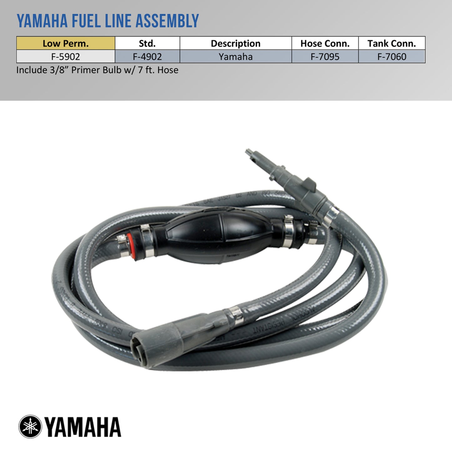 Yamaha Fuel Line Assembly - F-5902