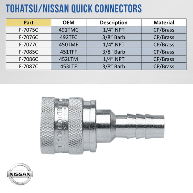 Tohatsu/Nissan Quick Connector - F-7085C