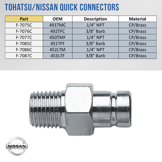 Tohatsu/Nissan Quick Connector - F-7086C