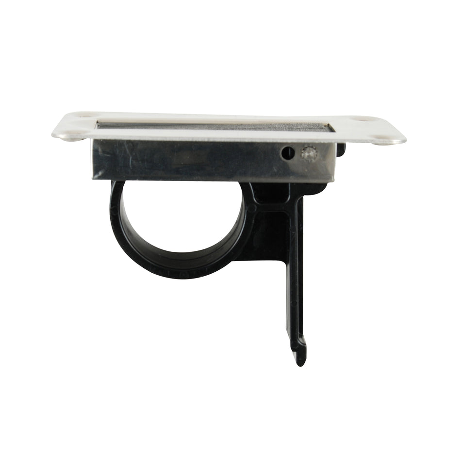 304 Stainless Steel Black Nylon Circle Flush Mount Push Pole Holder