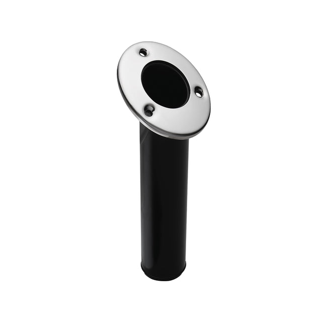 Oval Flush Mount Rod Holder with Cap