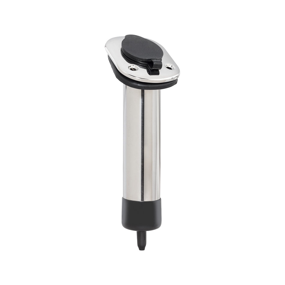 Black Vinyl Rod Holder Drain Tube