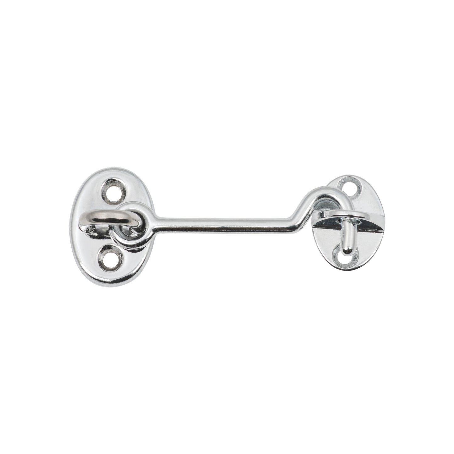 3" Chrome Plated Brass Cabin Door Hook