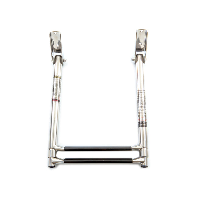 Telescoping Stainless Steel 2 Step Ladder - S-1850