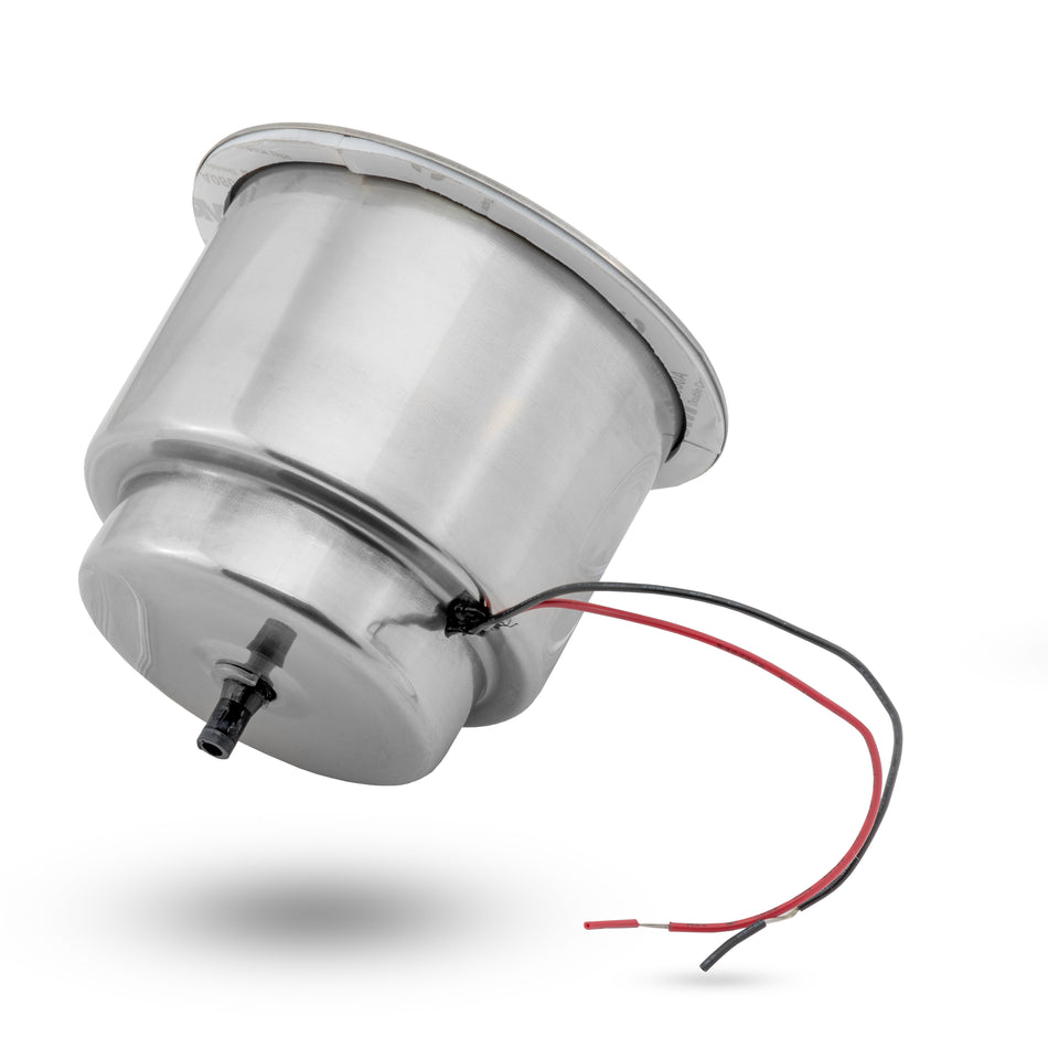 304 Stainless Steel Flush Drink Holder with Blue LED Light