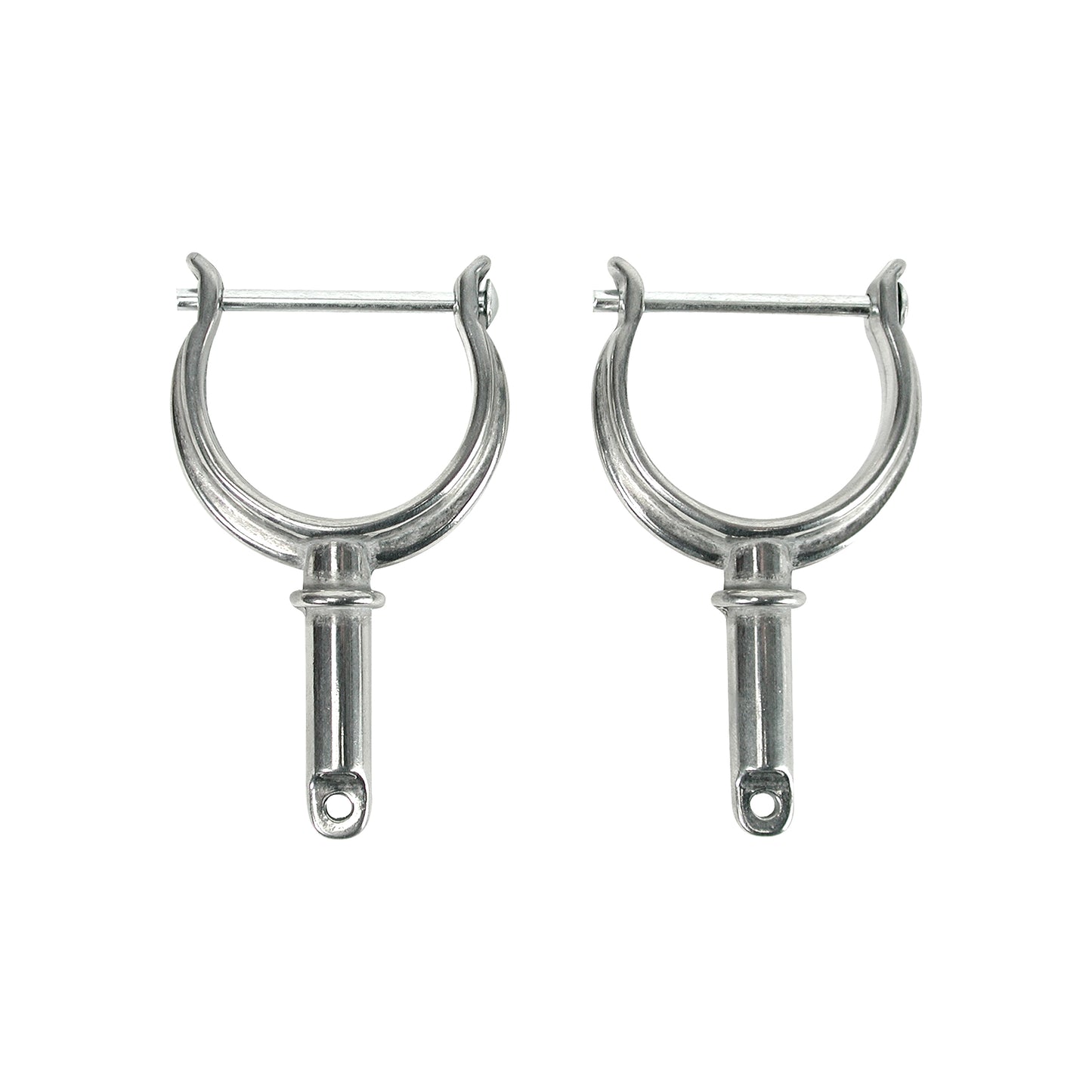 1-1/2" Chrome Plated Zinc Oarlock Horns
