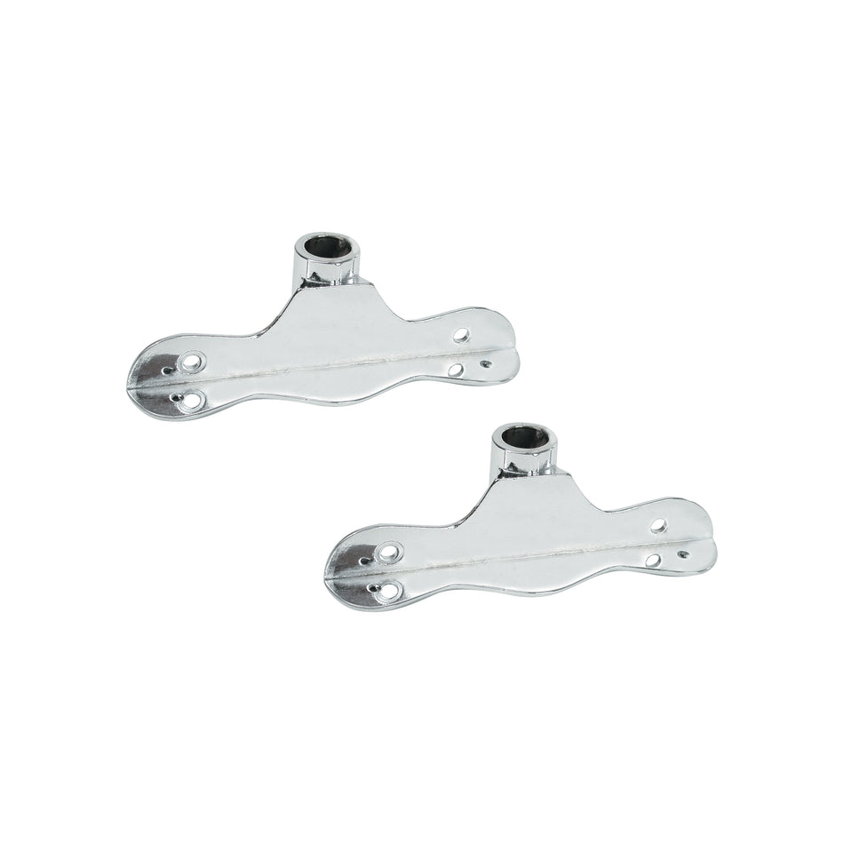 Chrome Plated Zinc Edge Mount Oarlock Sockets