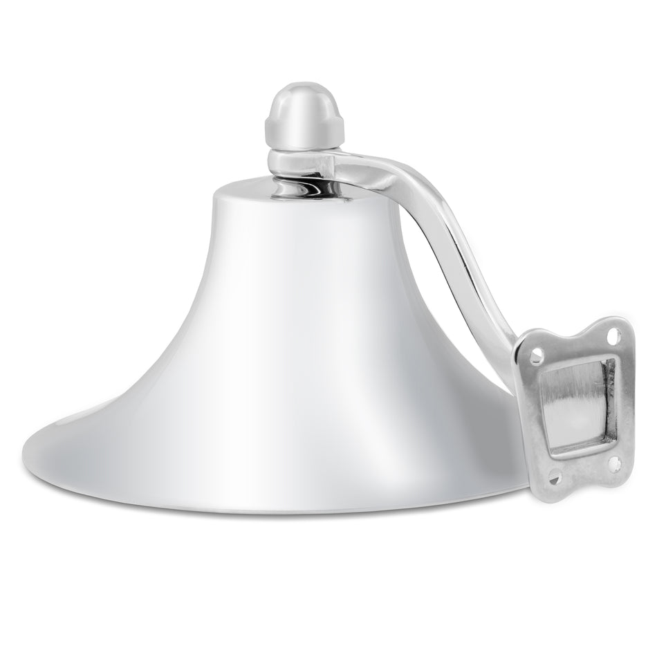 12" Chrome Plated Brass Ship's Bell