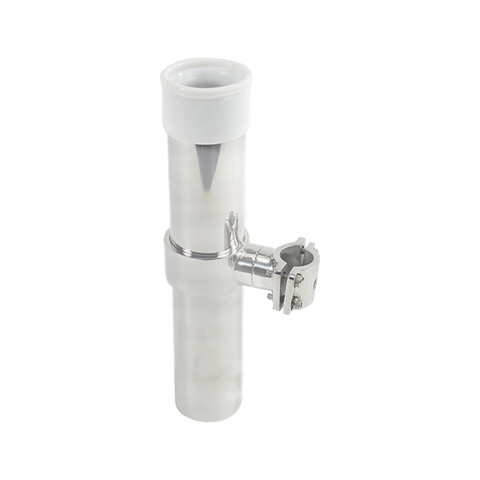 304 Stainless Steel Rail Mount Rod Holder with 316 Stainless Steel Bracket