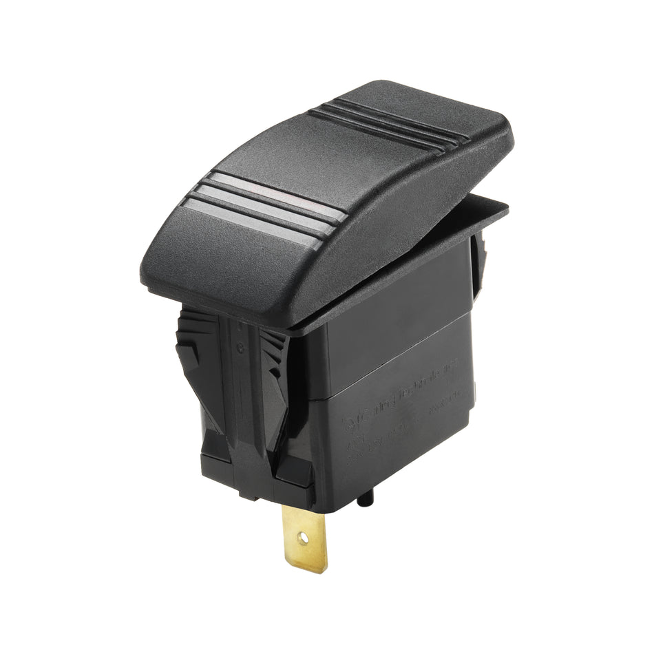 Mom.On/Off/Mom.On DPDT Illuminated Contura Switch